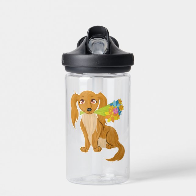 Get Well Soon Puppy Water Bottle (Front)