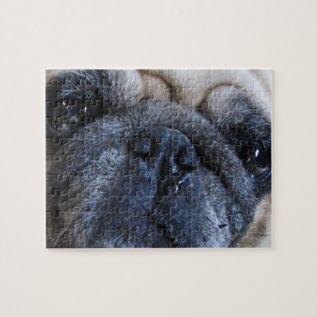 Get Well Soon Sick Pug Dog Jigsaw Puzzle (Horizontal)