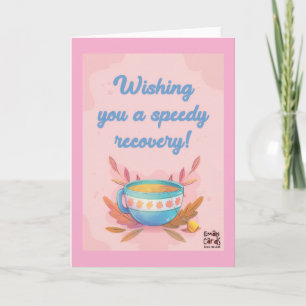 Get Well Soon - Tea Cup Card
