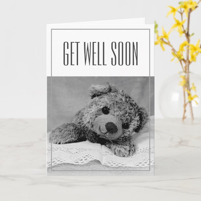 Get Well Soon Stuffed Bear
