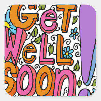 Get Well Soon Stickers | Zazzle