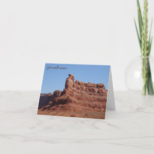 Get well soon - Valley of the Gods Letterpress Thank You Card