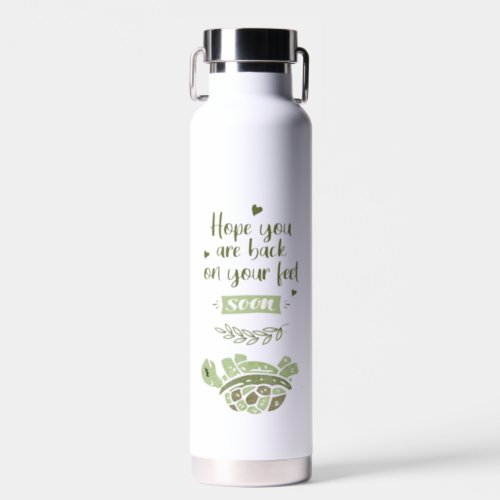 Get Well Soon Wishes Post Surgery Sympathy Water Bottle