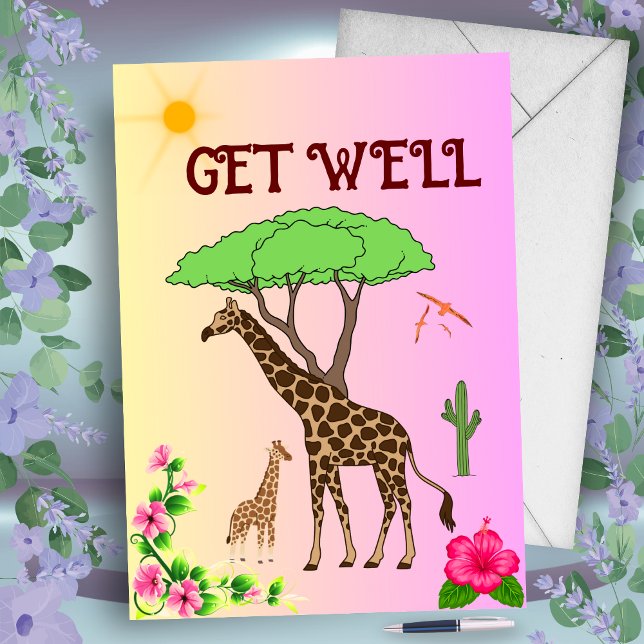 Get Well Soon! Wishing You a Speedy Recovery" Invitation (Creator Uploaded)