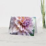 Get Well Soon With Dahlia Design Card at Zazzle