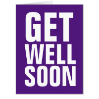GET WELL SOON WITH LOVE GIANT JUMBO HUGE CARDS