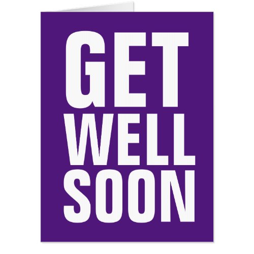 GET WELL SOON WITH LOVE GIANT JUMBO HUGE CARDS