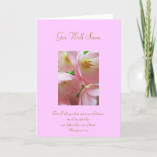 Get Well Soon with Scripture Verse Card