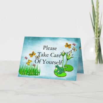 Get Well Water Pond Scene Card by StarStruckDezigns at Zazzle