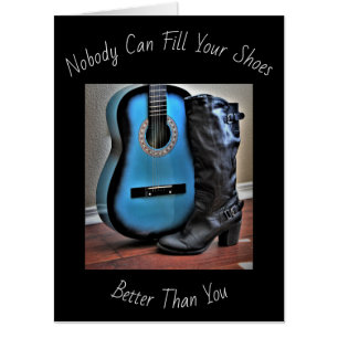 Get Well Western Blue (Big 18"x24") Card
