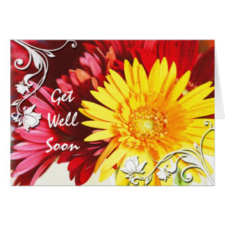 Floral Get Well Cards | Zazzle