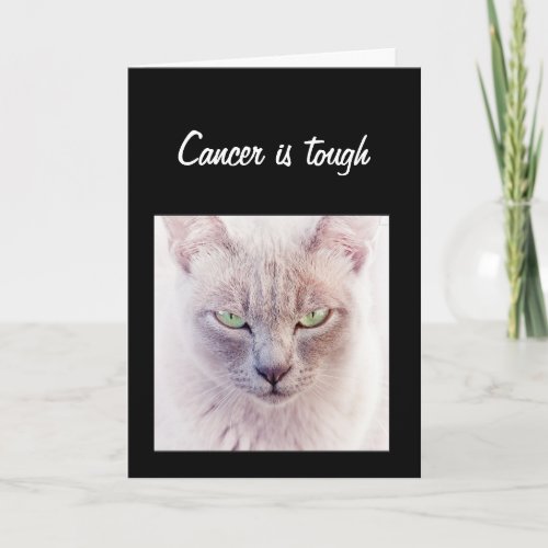 Get Well You can be Tougher than Cancer Card