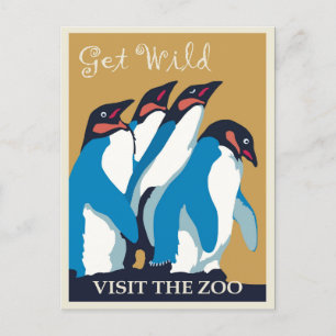 Get Wild, Penguins Postcard