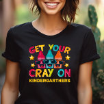 Get Your Cray On Funny Personalized Grade Level Tri-Blend Shirt<br><div class="desc">Get Your Cray On Funny Personalized Grade Level T-Shirt. Personalize this custom design with your own grade level.</div>