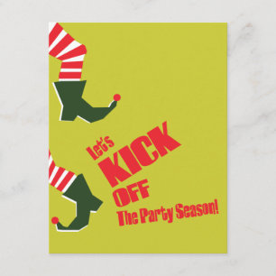 Get Your Elf & Jingle On Holiday Party Invitation