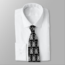 Get Your Game Face On Hockey Tie