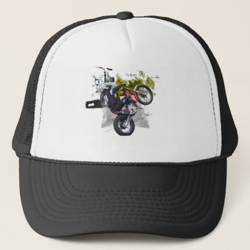 Get Your Gas On Motocross Stunt Biker Trucker Hat