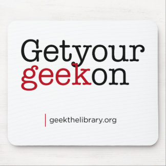 Get your geek on mouse pad