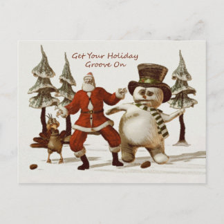 Get Your Holiday Groove On Postcards