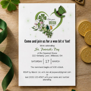 Get Your Irish On! St. Patrick's Day Party Invite