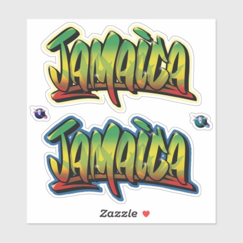 Get Your Island Vibes with a Jamaica Sticker