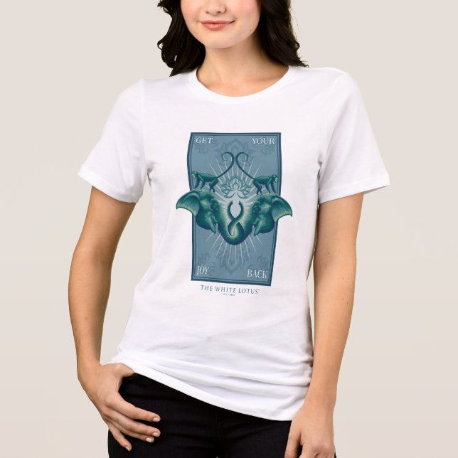 Get Your Joy Back - The White Lotus Tri-Blend Shirt (Front)