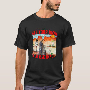 Get Your Kicks Arizona Route 66 Donkeys T-Shirt