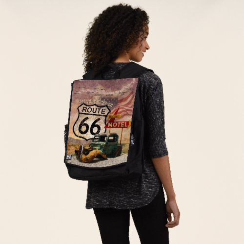 Get your Kicks on Route 66 Backpack