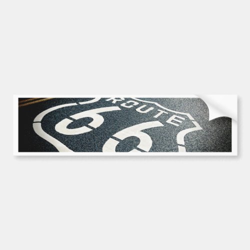 Get Your Kicks On Route 66 Bumper Sticker