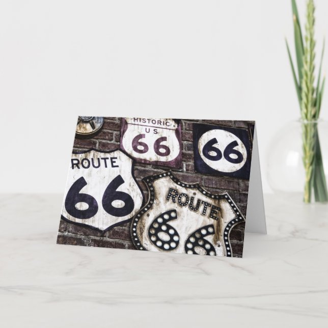 Get your kicks on Route 66 Card (Front)