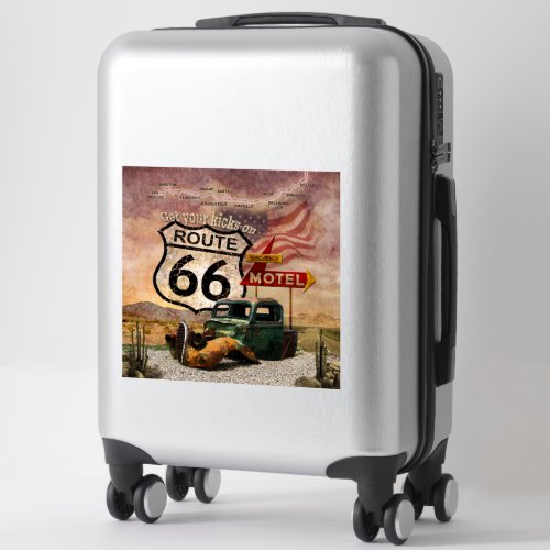 Get your Kicks on Route 66 Sticker