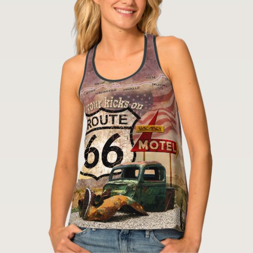 Get your Kicks on Route 66 Tank Top