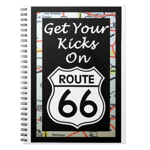 Get Your Kicks On Route 66 With Map Notebook