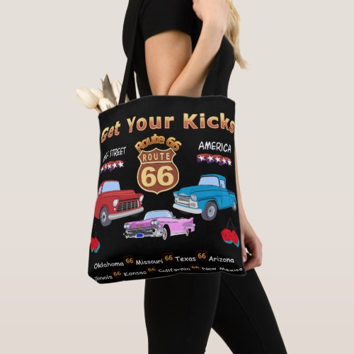 Get your kicks Route 66  Tote Bag