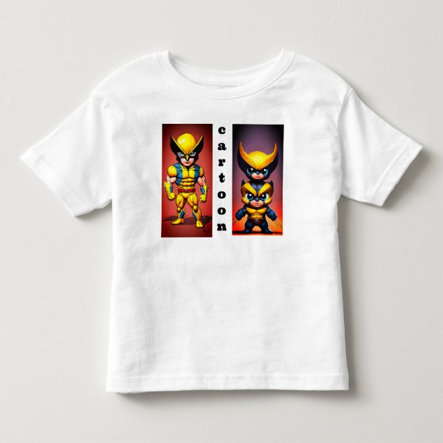 Get Your Marvel Fix: Baby Wolverine Fashion! Toddler T-shirt (Front)