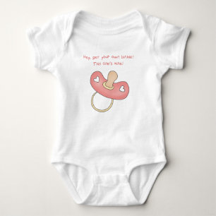 Get Your Own Binkie (girls) Baby Bodysuit
