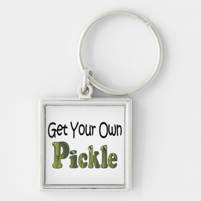 Get Your Own Pickle Keychain (Front)