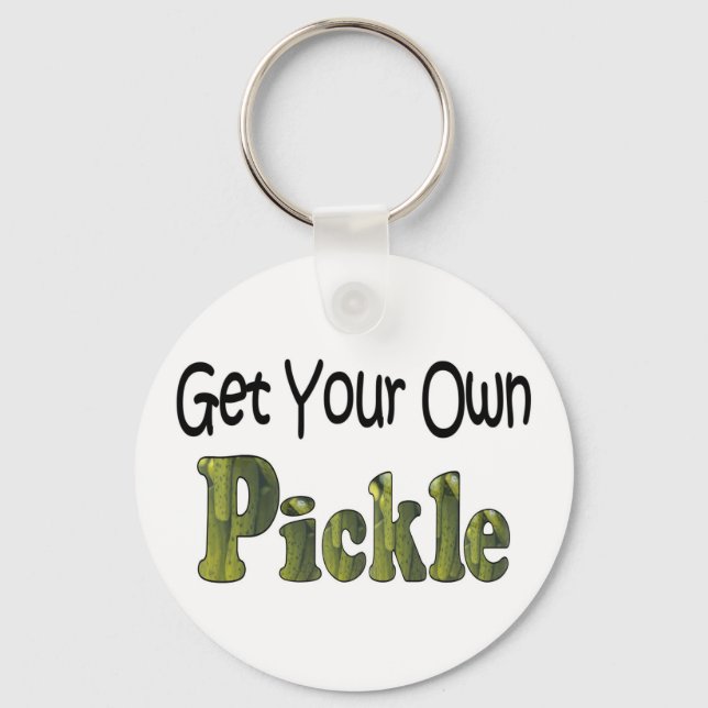 Get Your Own Pickle Keychain (Front)