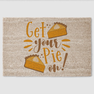 Get Your Pie On! Fiber Doormat