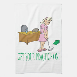 Get Your Practice On Kitchen Towel