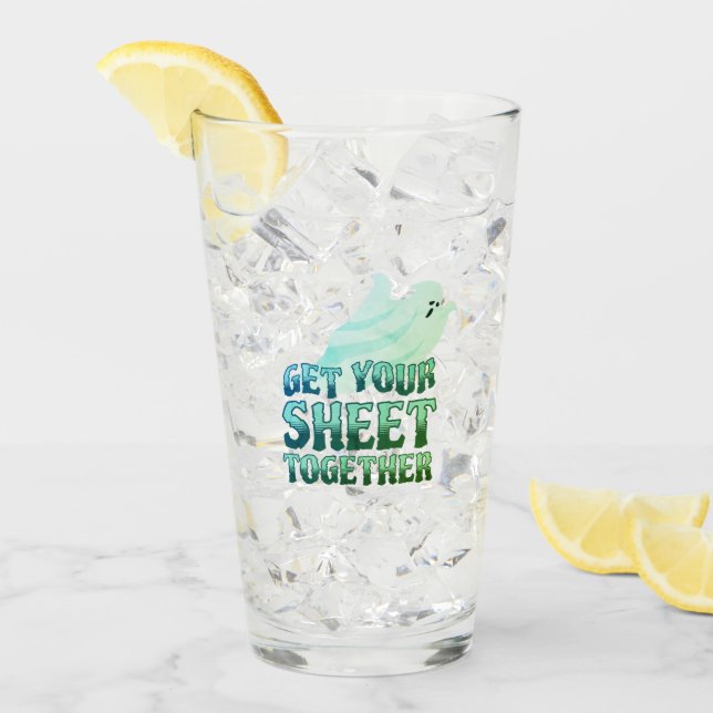 Get Your Sheet Together Glass (Front Ice)