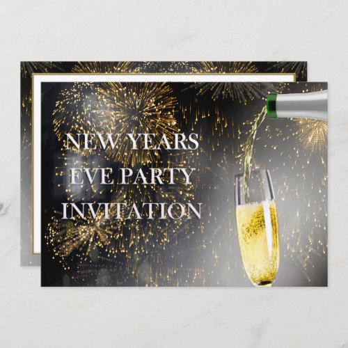 Get Your Sparkle On New Year Party Invitation