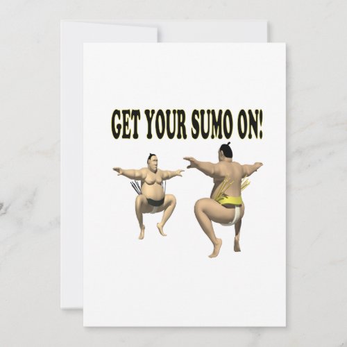 Get Your Sumo On Invitation