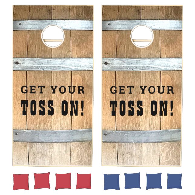 Get Your Toss On Rustic Cornhole Set (Set)