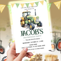 Get Your Tractor 2nd Birthday 