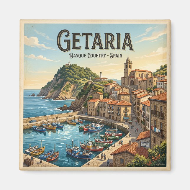Getaria Spain Magnet (Front)