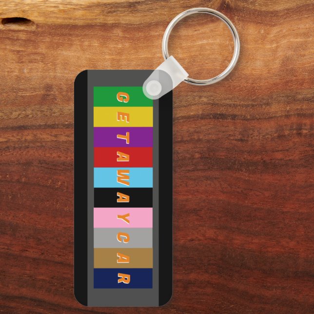 GETAWAY CAR KEYCHAIN (Back)