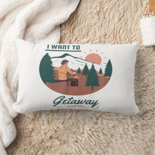 Getaway  lumbar pillow