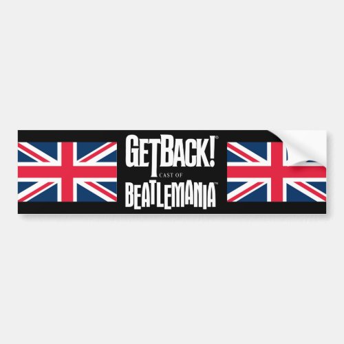 GetBack Beatlemania Bumper Sticker