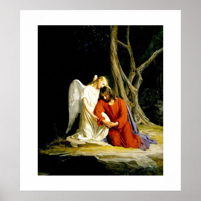 Gethsemane by Carl Bloch. Fine Art Print (Front)